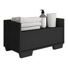 Gabinete Armário Banheiro 80 Cm C/ Pés Quadrados Multimóveis