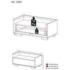 Gabinete Armário Banheiro 80cm Multimóveis V5001