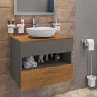 Gabinete Armario Banheiro Bali Com 1 Gaveta E Cuba Venus