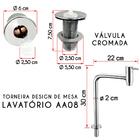 Gabinete Armario Banheiro Completo Baden Com Torneira