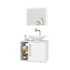 Gabinete Armario Banheiro Completo Baden Com Torneira