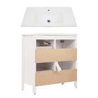 Gabinete Armário Banheiro Ditália 1 Pt 2 Gav C/ Pia Bn-01