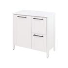 Gabinete Armário Banheiro Ditália 1 Pt 2 Gav C/ Pia Bn-01