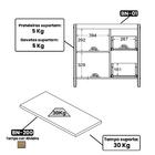 Gabinete Armário Banheiro Ditália 1 Pt 2 Gav C/ Tampo Bn-01