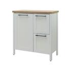 Gabinete Armário Banheiro Ditália 1 Pt 2 Gav C/ Tampo Bn-01 C