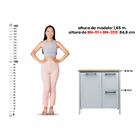 Gabinete Armário Banheiro Ditália 1 Pt 2 Gav C/ Tampo Bn-01 C