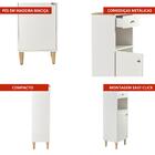 Gabinete Armário Banheiro Ditália 1pt 1gav Bn-07