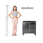 Gabinete Armário Banheiro Ditália 1pt 3gav Bn-05