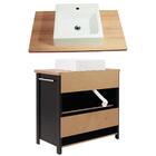 Gabinete Armário Banheiro Ditália 2 Gav 2 Pts Com Cuba Bn-03