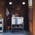 Gabinete Armário Banheiro Ditália 2 Portas Com Pia Bn-02