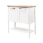 Gabinete Armário Banheiro Ditália 2 Pt C/ Tampo Bn-02