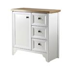 Gabinete Armário Banheiro Ditália C/tampo+espelho Bn-05