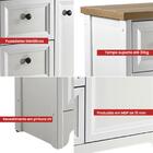 Gabinete Armário Banheiro Ditália C/tampo+espelho Bn-05