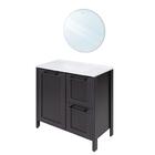 Gabinete Armário Banheiro Ditália Com Pia + Espelho Bn-01 Cor