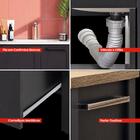 Gabinete Armário Banheiro Ditália Com Pia + Espelho Bn-01 Cor