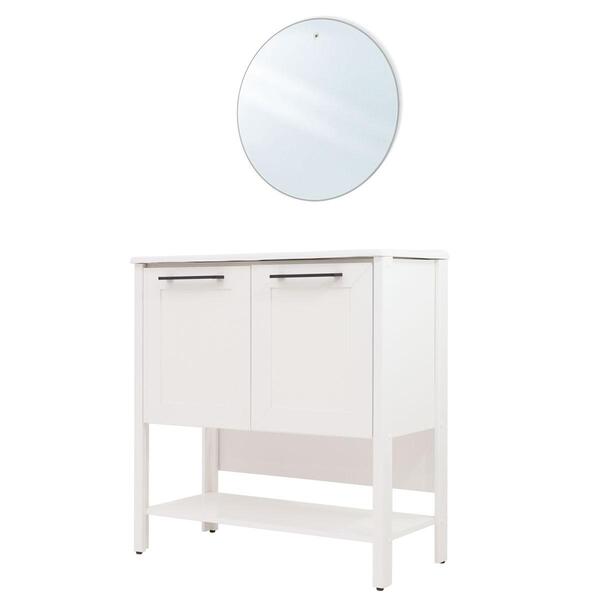 Gabinete Armário Banheiro Ditália Com Pia + Espelho Bn-02 Cor