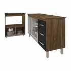 Gabinete Armário Carine 138 Cm Com Tampo Tampão E Balcão Evel