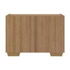 Gabinete Armário De Banheiro 62,5cm 2 Portas Com Pés Multimóv