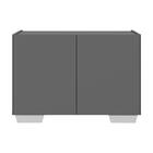 Gabinete Armário De Banheiro 62,5cm 2 Portas Com Pés Multimóv