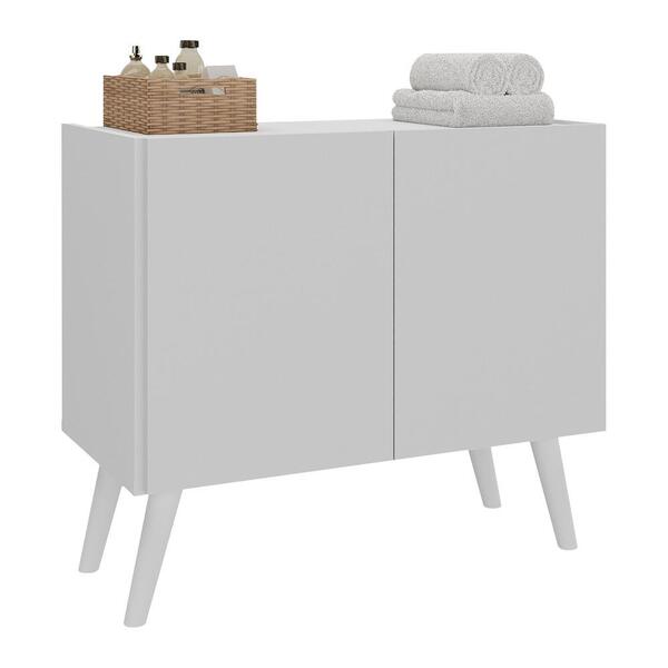 Gabinete Armário De Banheiro 62,5cm Retrô 2 Portas Multimóvei