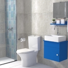 Gabinete Armário De Banheiro Completo/ Espelho + Cuba 44cm Ar