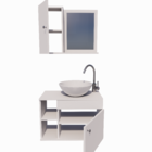 Gabinete Armário De Banheiro Lavabo Com Espelho e Cuba Comple