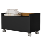 Gabinete Armário de Banheiro Toalheiro Carrinho Multiuso Móve