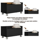 Gabinete Armário de Banheiro Toalheiro Carrinho Multiuso Móve