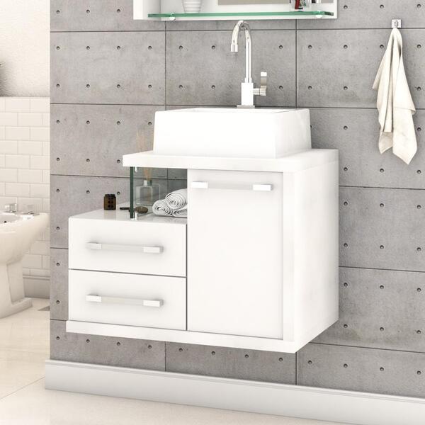 Gabinete Armario P/banheiro (balcao C/cuba Q355) Legno 650