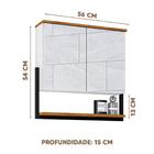 Gabinete Armário Para Banheiro 60 Cm Com Espelheira E Cuba Br