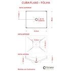 Gabinete Armário Para Banheiro (balcão C/cuba F44) Legno 830