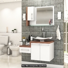 Gabinete Armário Para Banheiro (balcão C/cuba F44) Legno 830