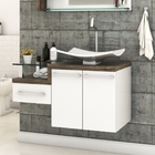 Gabinete Armário Para Banheiro (balcão C/cuba F44) Legno 830