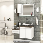 Gabinete Armário Para Banheiro (balcão C/cuba F44) Legno 830