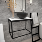 Gabinete Armário Para Banheiro Bancada Lavatório Suspenso Lis