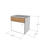 Gabinete Armário Para Banheiro Com Espelho E Cuba Mármore Sin