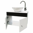 Gabinete Armário Para Banheiro Com Pia Cuba 60cm Balcão Suspe