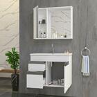 Gabinete Armario Para Banheiro Firenze Com Espelheira E Cuba