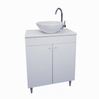 Gabinete Armário Para Banheiro Suspenso Com Espelho E Com Cub