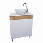 Gabinete Armário Para Banheiro Suspenso Com Espelho E Com Cub