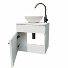 Gabinete Armário Para Banheiro Suspenso Com Pia Cuba E Espelh