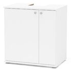 Gabinete Asti Para Banheiro Com Portas Branco