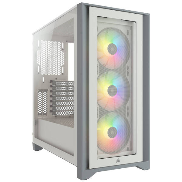 Gabinete Atx Mid Tower - 4000 Series - 4000x Rgb White - Cc-9