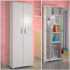 Gabinete Balcão Armário Branco De 2 Portas 4 Rodinhas