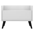 Gabinete Balcão Banheiro 80 Cm C/ Pés Retrô Multimóveis Branc