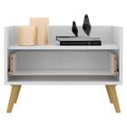 Gabinete Balcão Banheiro 80 Cm C/ Pés Retrô Multimóveis Branc
