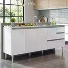 Gabinete Balcão Para Pia De 2 Metros Com 3 Portas E 3 Gavetas