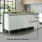 Gabinete Balcão Para Pia De 2 Metros Com 3 Portas E 3 Gavetas