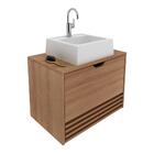 Gabinete Banheiro 1 Porta 1 Gaveta 60cm Suspenso Multimóveis