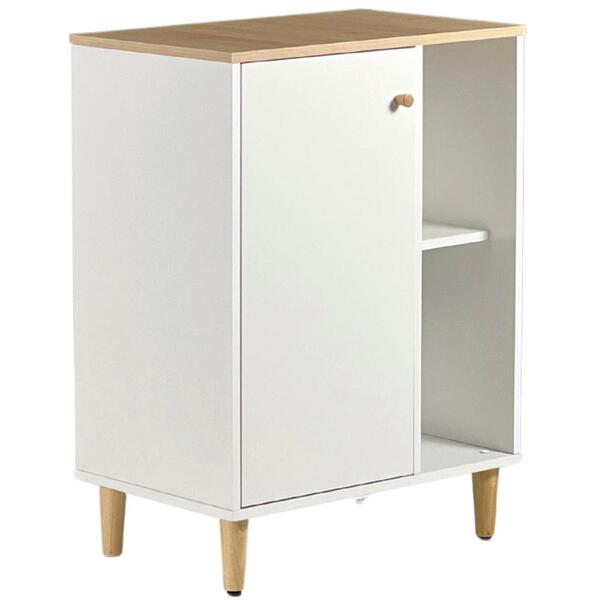 Gabinete Banheiro 1 Porta 2 Prateleiras 60 Cm Bn06 Dtall